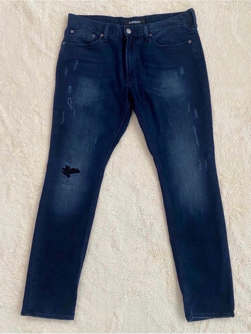 Men’s Express Jeans, Distressed, Size 34x32